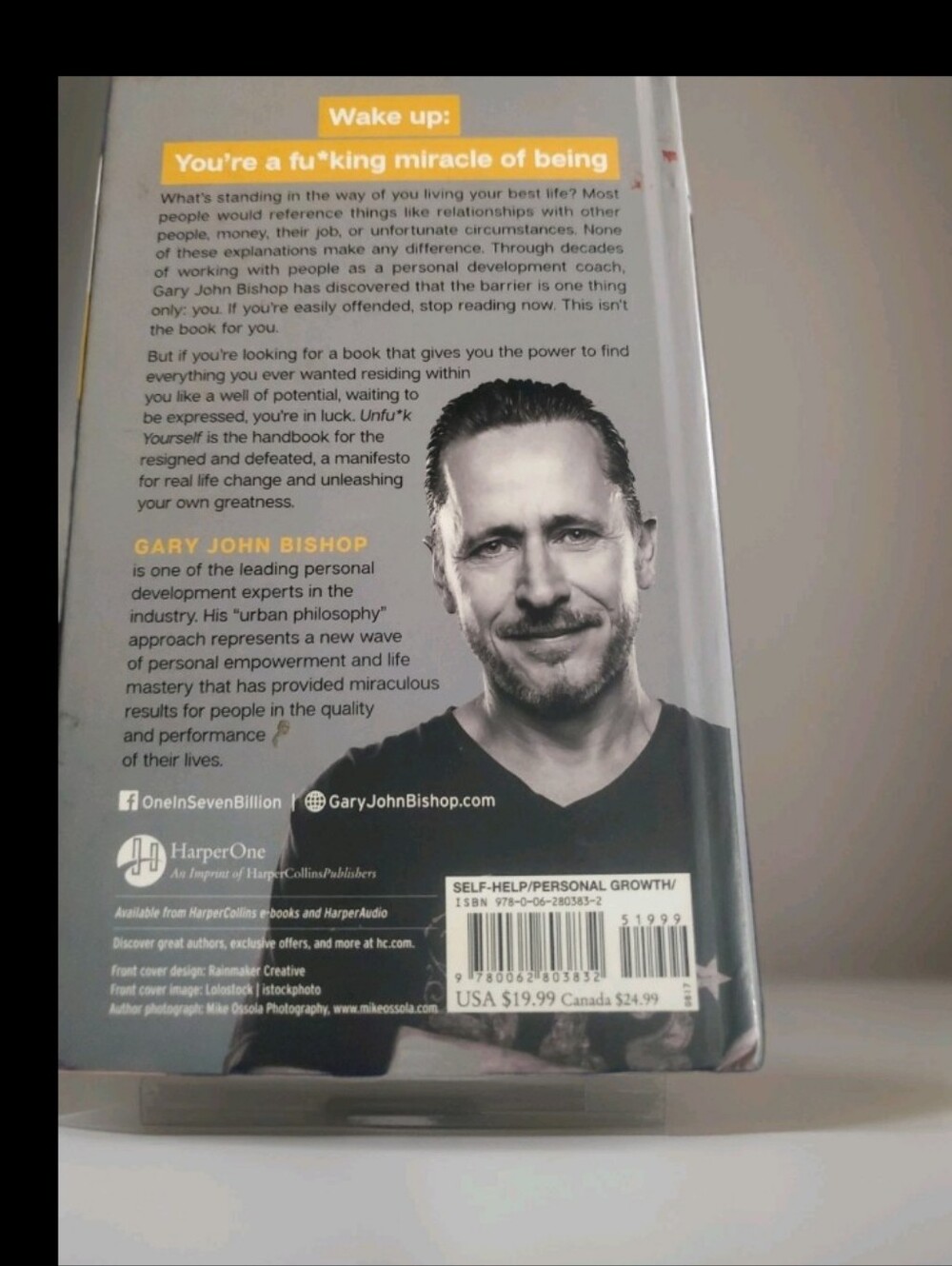 Unfu*k Yourself : Get Out of Your Head and into Your Life by Gary John Bishop... - Picture 2 of 8